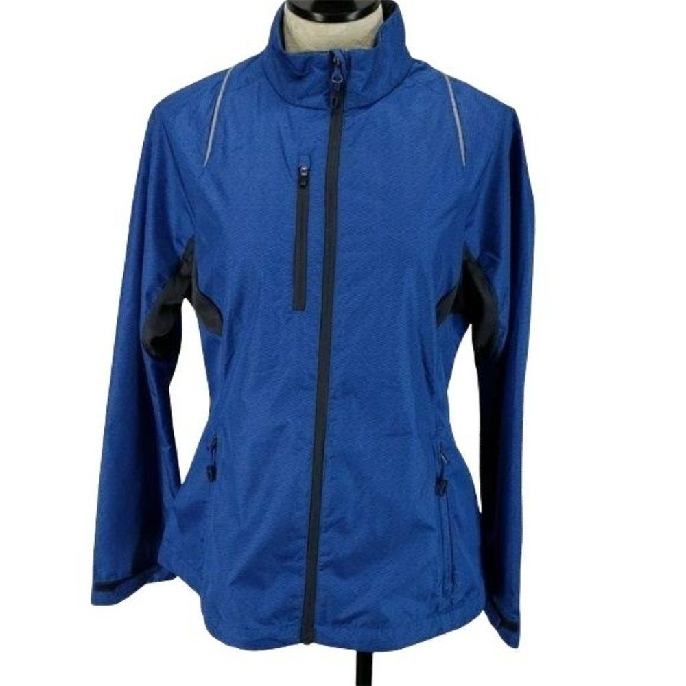 North‎ End ECO Blue Zip Up Medium Running athletic Jacket
